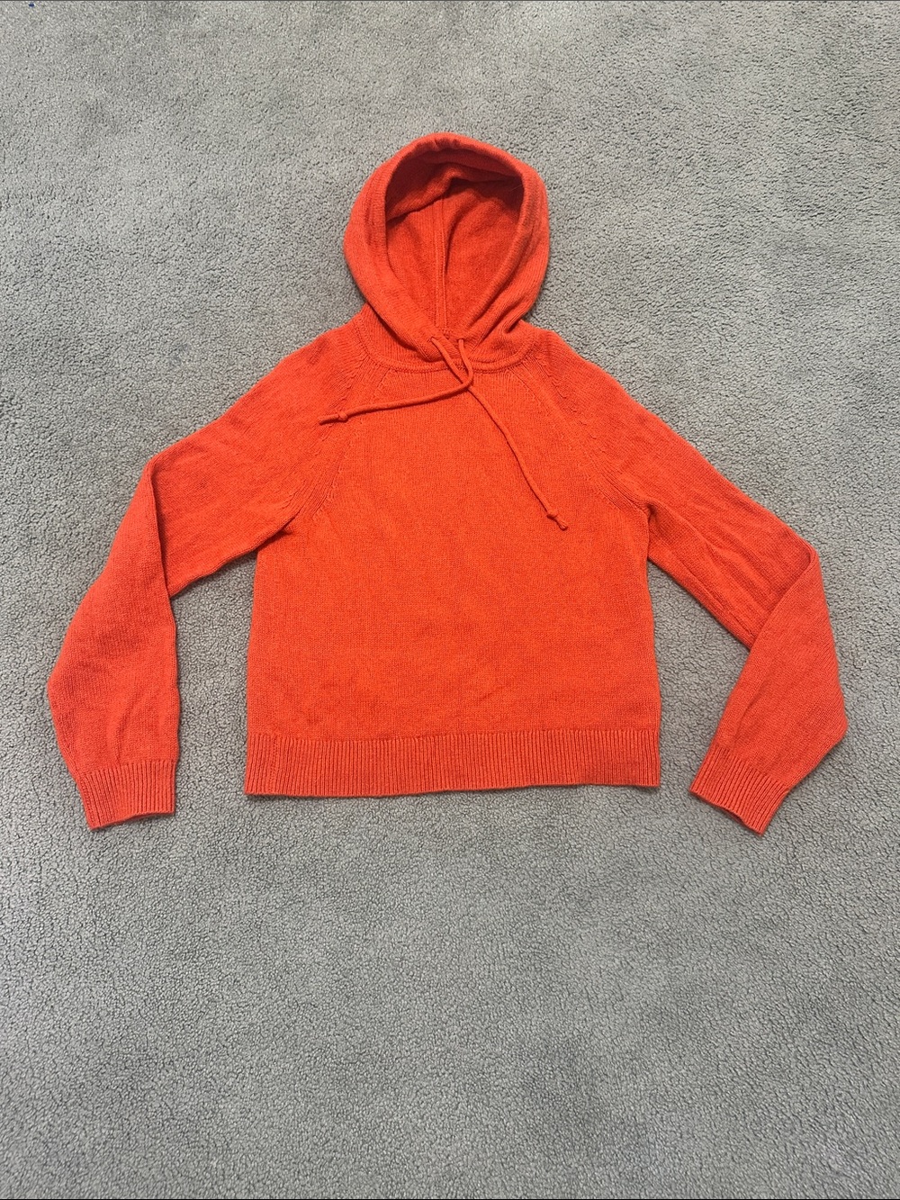 Patagonia Recycled Wool-Blend Hooded Pullover Sweater Orange Fall women’s L
